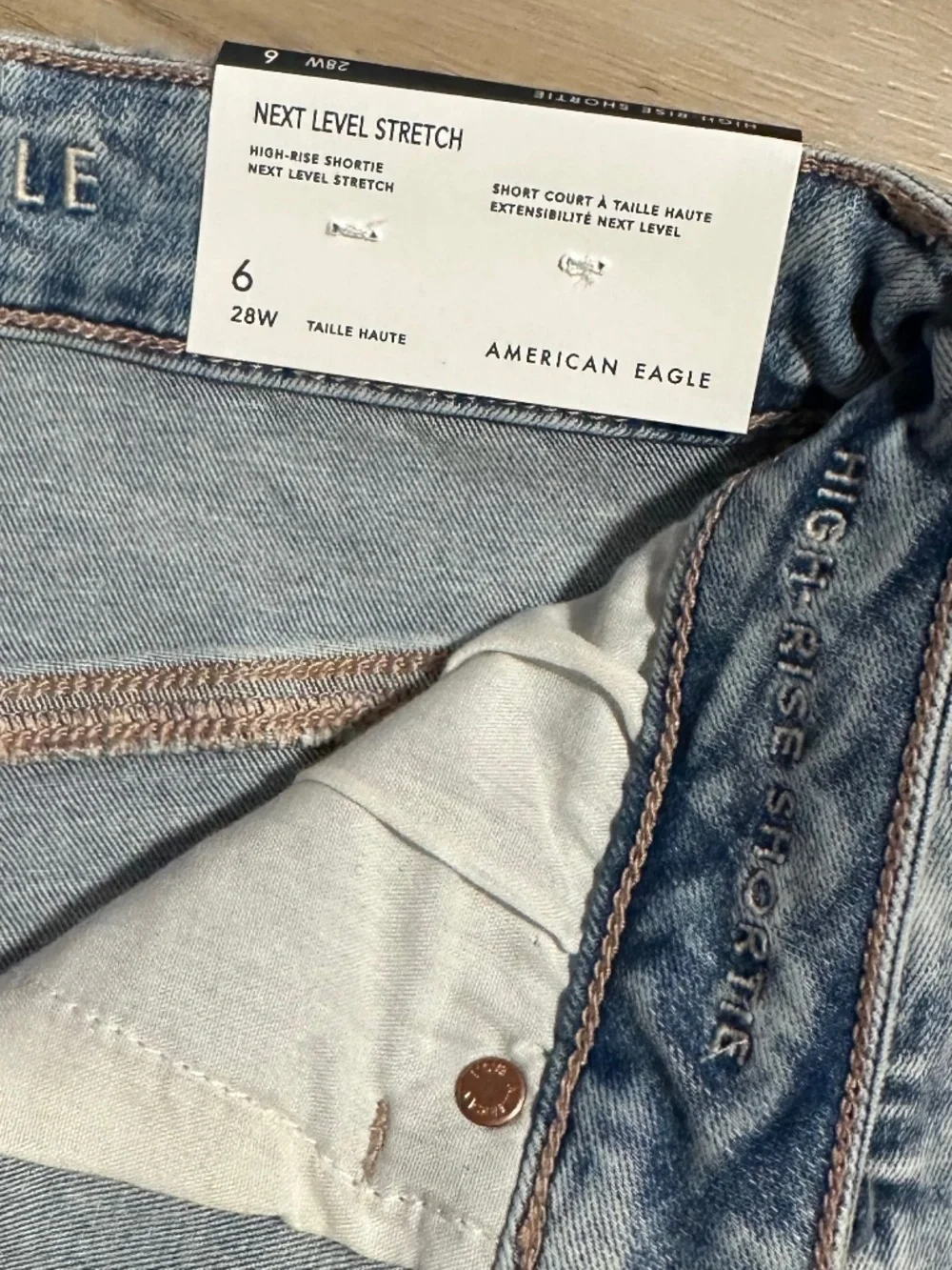American Eagle High-Rise Shortie Shorts - NWT